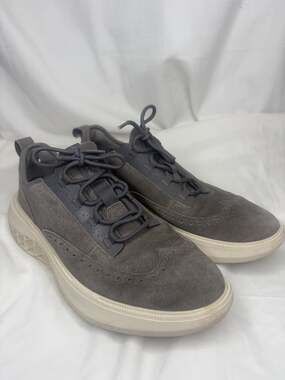 Men's Cole Haan Zerogrand WFA Grey Suede Wingtip Oxfords Sz 11.5M